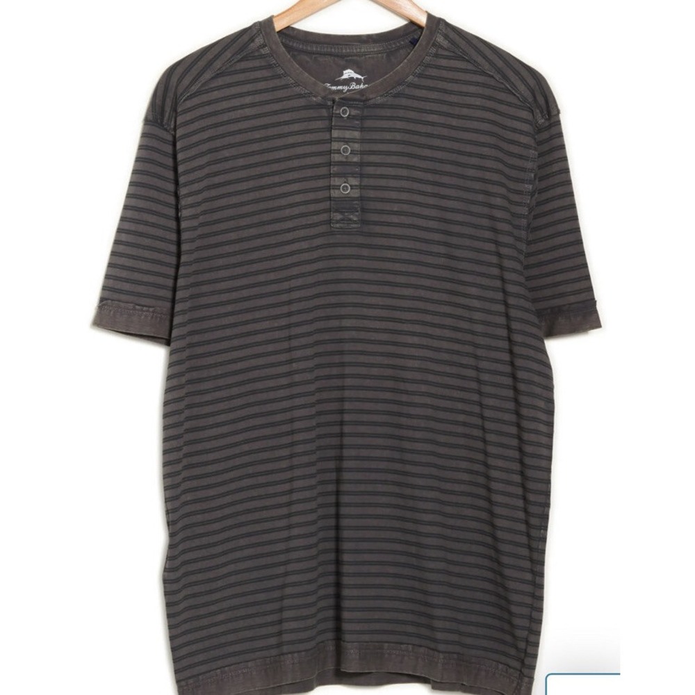 Tommy Bahama NWT Mens Tidelands Henley Short Sleeve Shirt Size Small